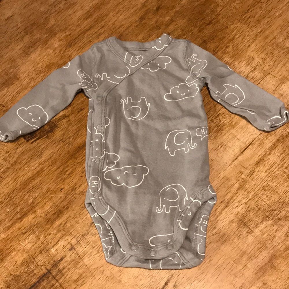 Side snap one piece
